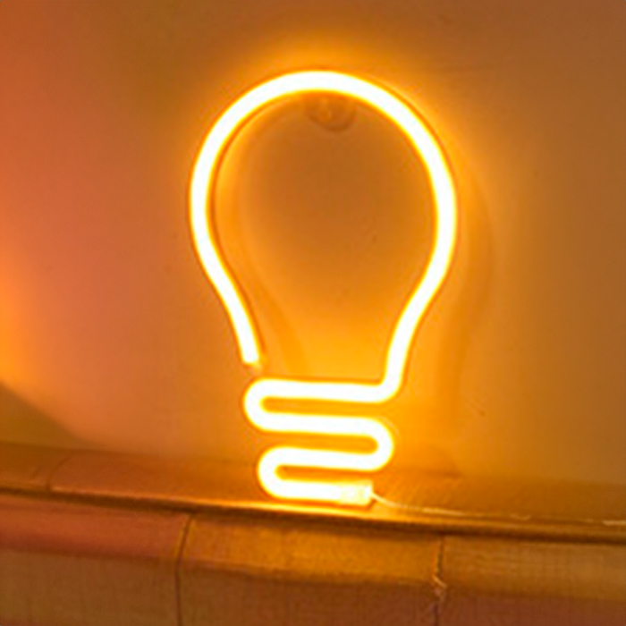 Lampe Neon Led Lys Varm Hvid - Geekd.dk