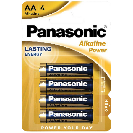 Panasonic Aa Alkaline 4-pak