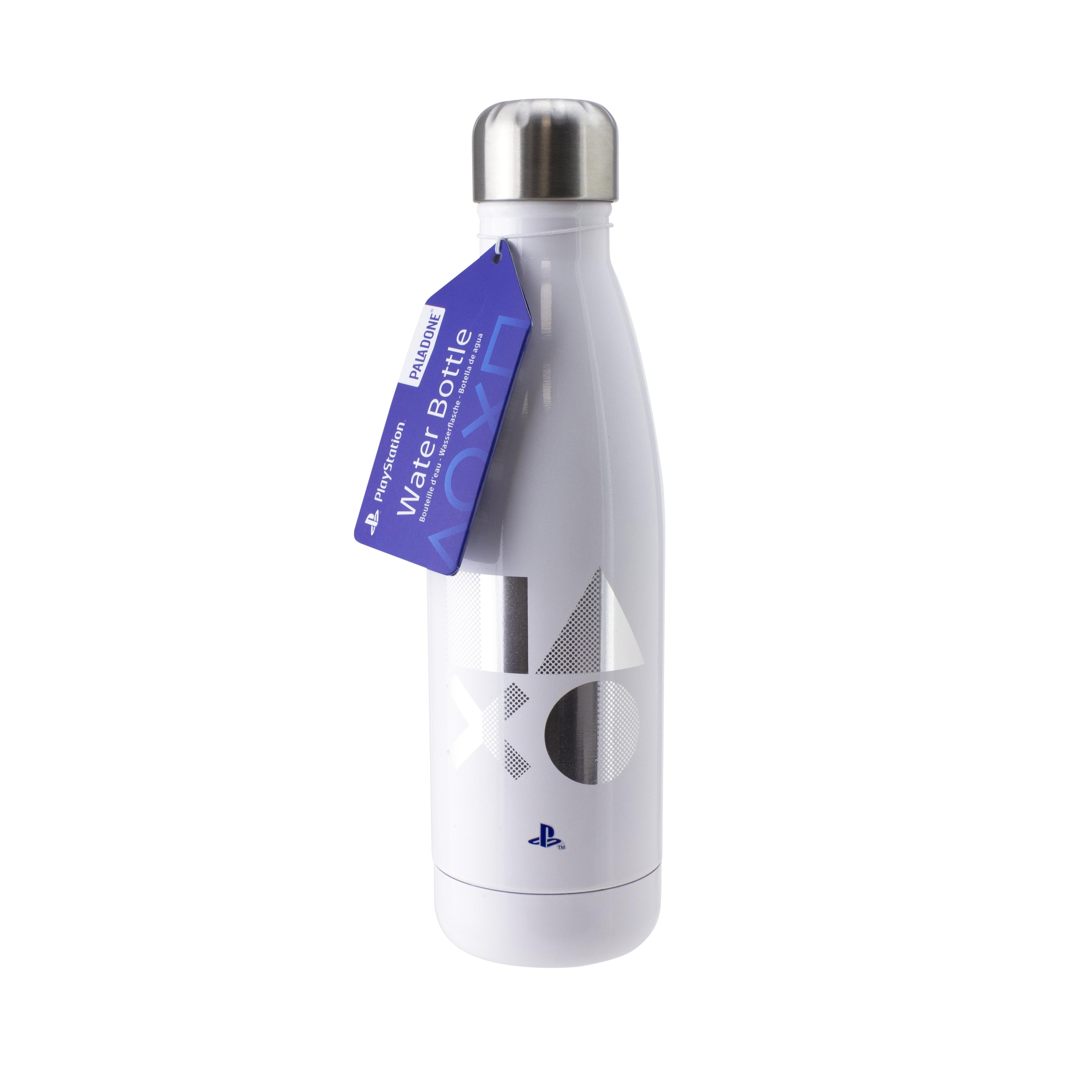 Playstation Metal Water Bottle Ps5 Drikkedunk - Geekd.dk