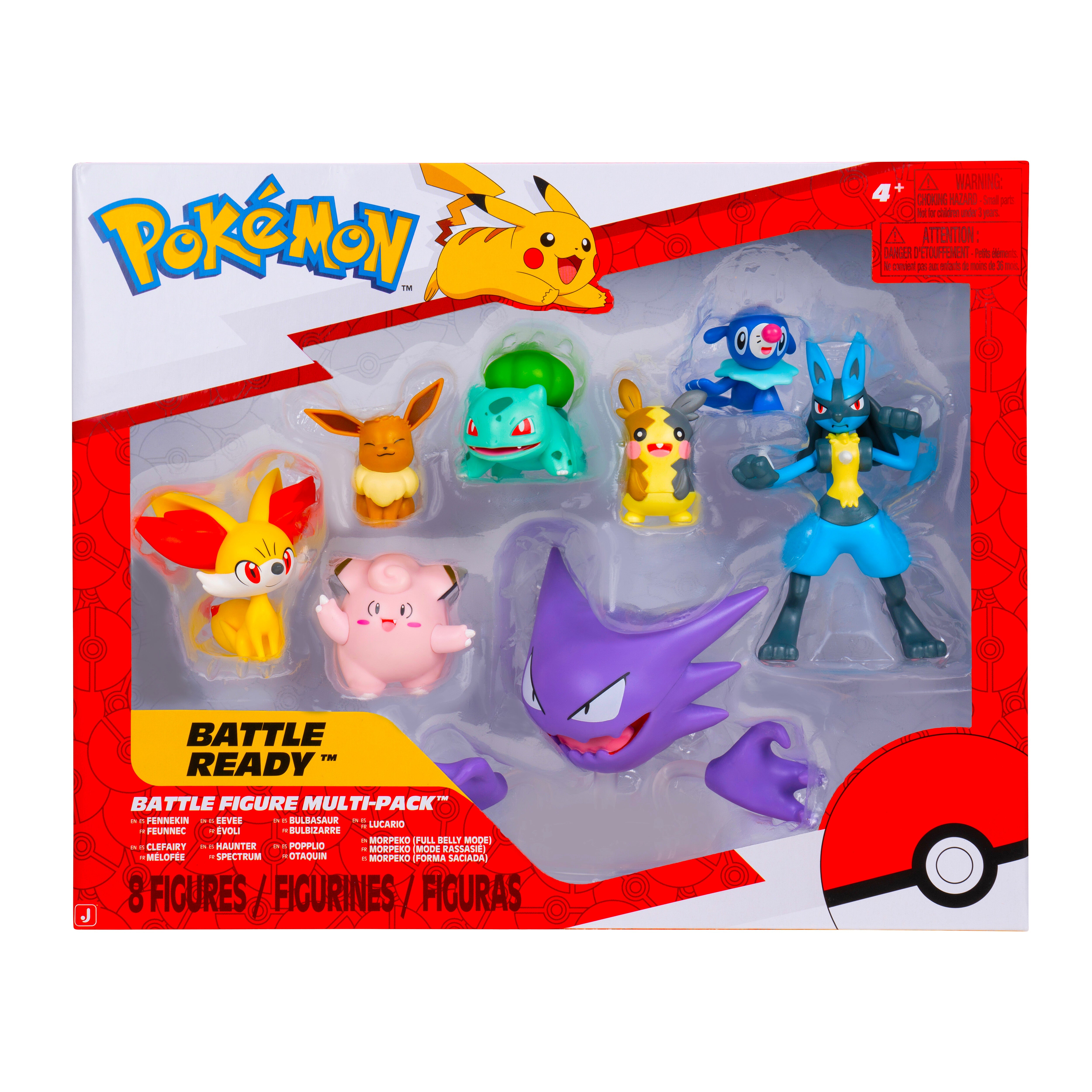 Pokémon - Battle Figure 8 Pack (pkw4101) Merchandise - Geekd.dk