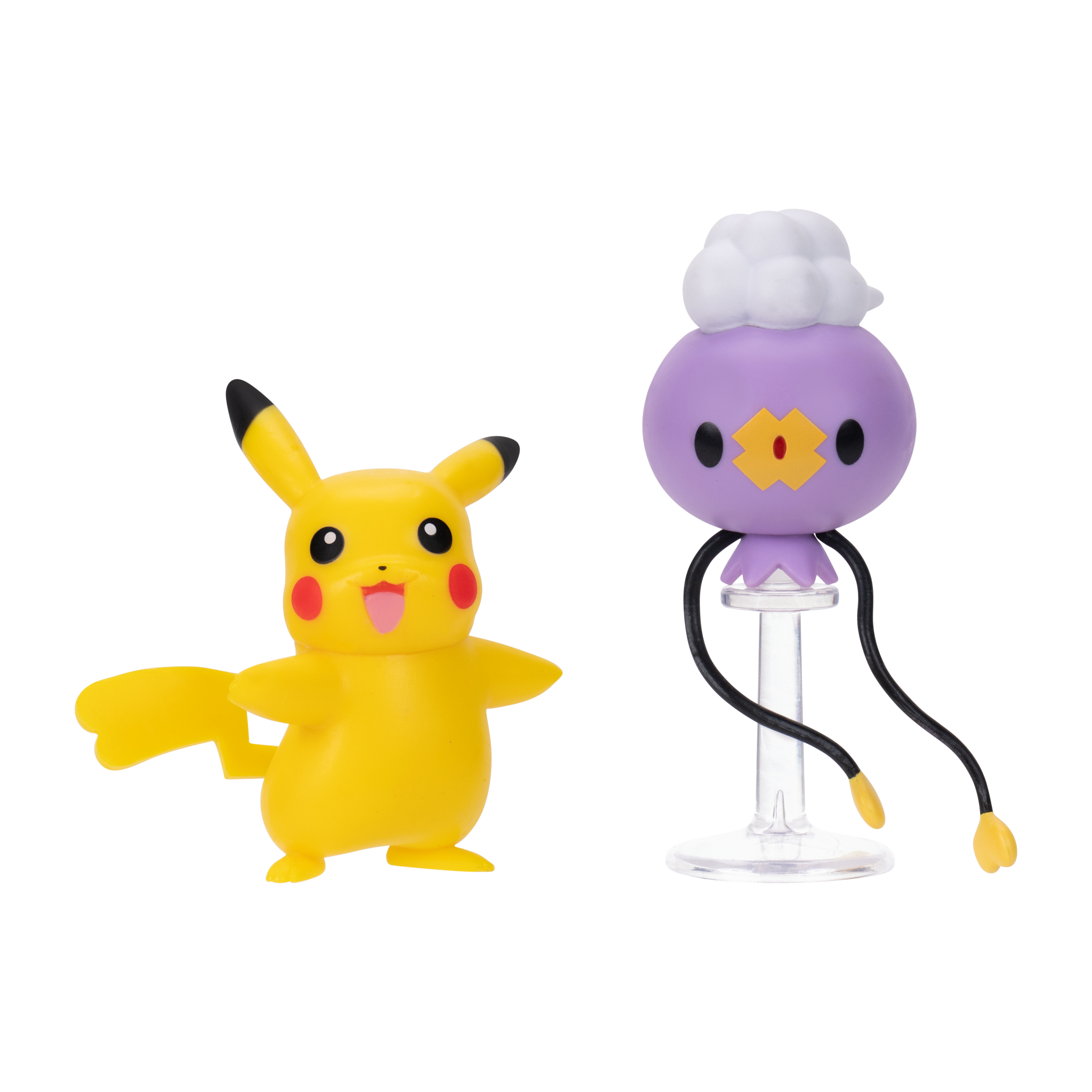 Pokémon Battle Figure  -  Drifloon & Pikachu - Geekd.dk