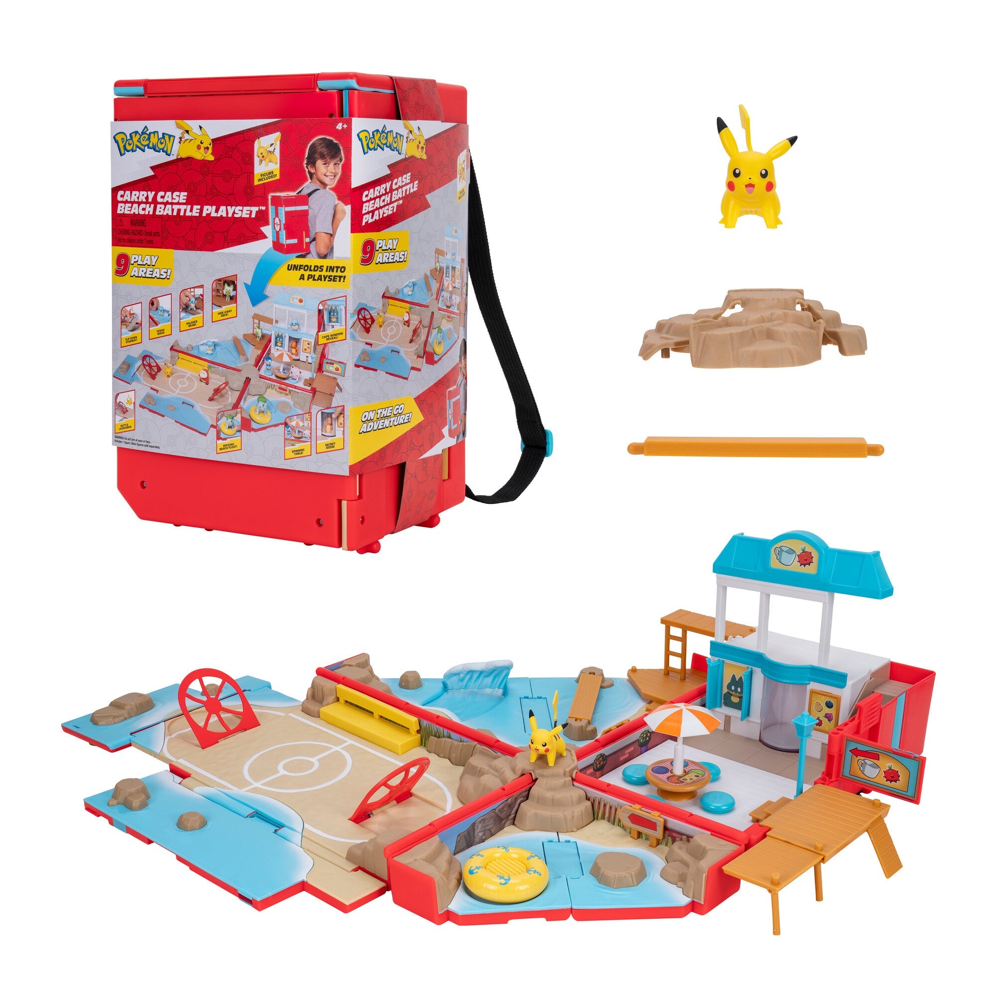 Pokémon Carry Case Beach Playset  -  Legetøjs-strand-sæt - Geekd.dk