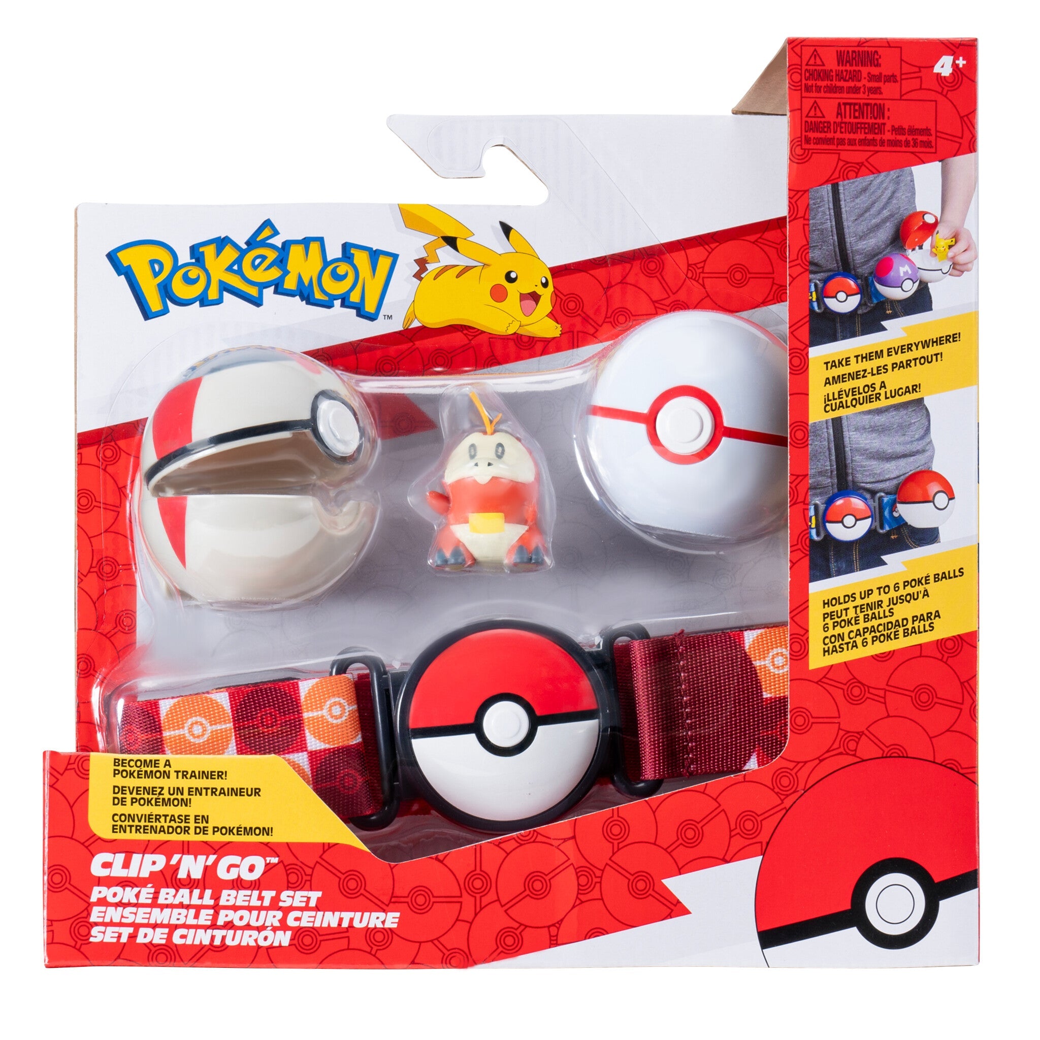 Pokémon - Clip N Go Belt Set Fuecoco Merchandise - Geekd.dk