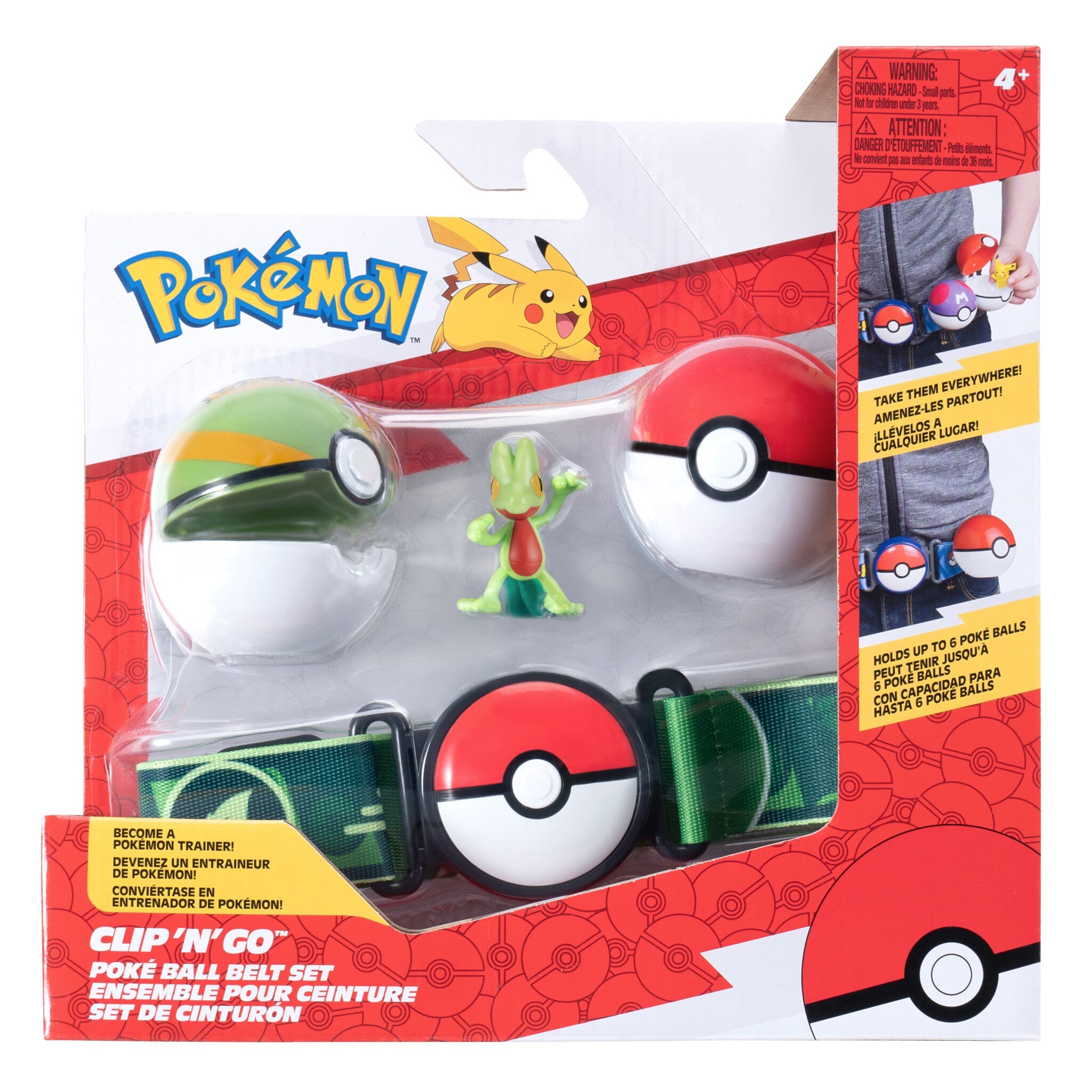 Pokémon - Clip N Go Belt Set Treecko Merchandise - Geekd.dk