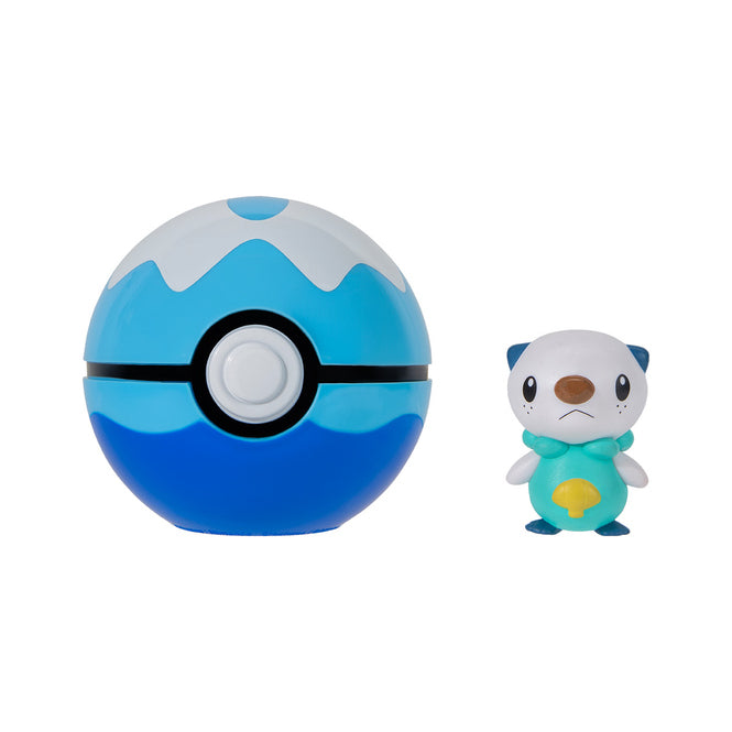 Pokémon - Clip N Go Oshawolt Dive Ball Legetøj - Geekd.dk