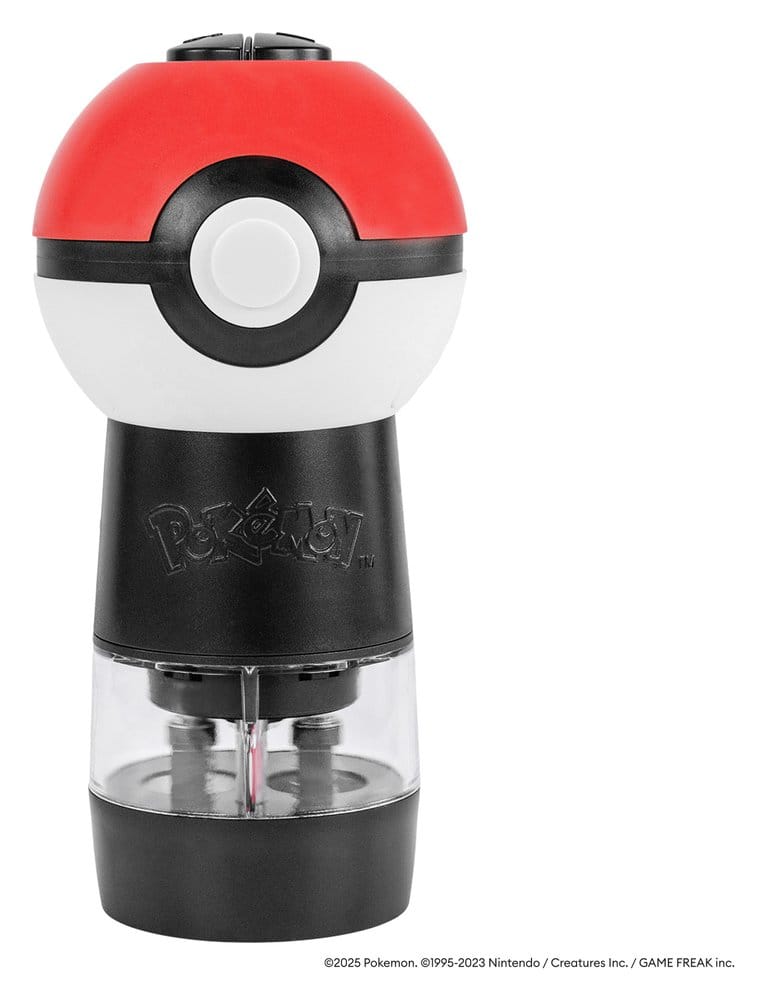 Pokémon Elektrisk Salt- Og Peberkværn  -  Poké Ball Design Legetøj - Geekd.dk