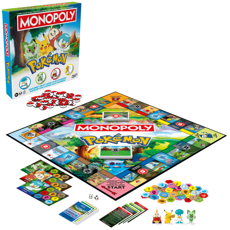 Pokémon - Monopoly (matador) (dk/no) Merchandise - Geekd.dk