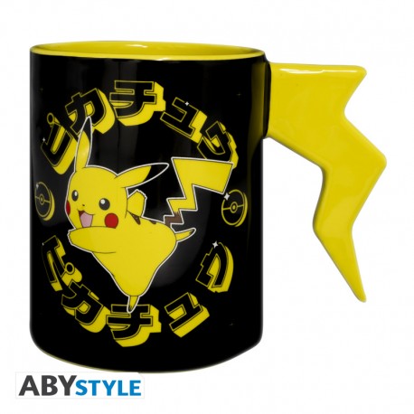 Pokemon - Kop 3d Håndtag - Pikachu Lightening Bolt - Geekd.dk