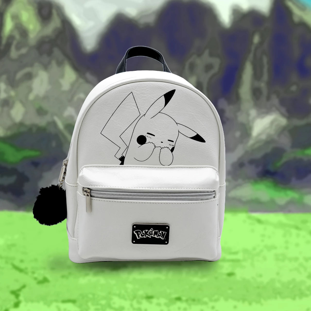 Pokémon Pikachu Backpack White 28cm Merchandise - Geekd.dk