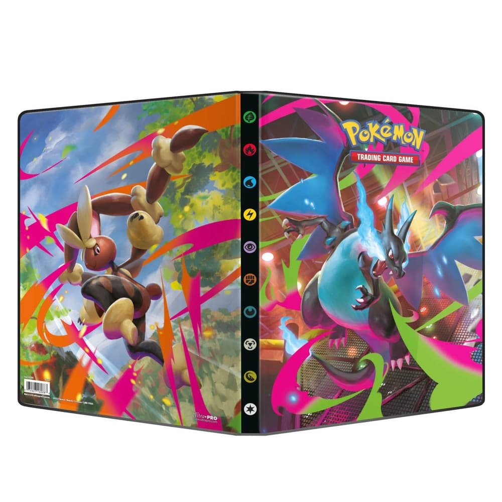 Pokémon Samlemappe 9-lommer  -  Mega Evolution Me02 Kort - Geekd.dk