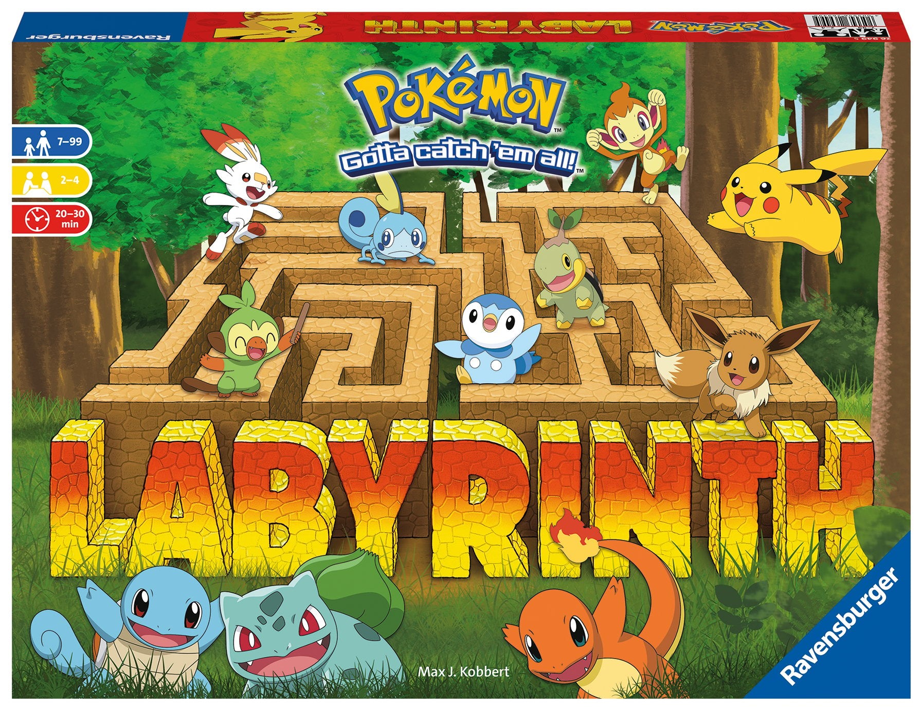 Ravensburger - Labyrinth Pokémon (10827037) Pokemon Kort - Geekd.dk