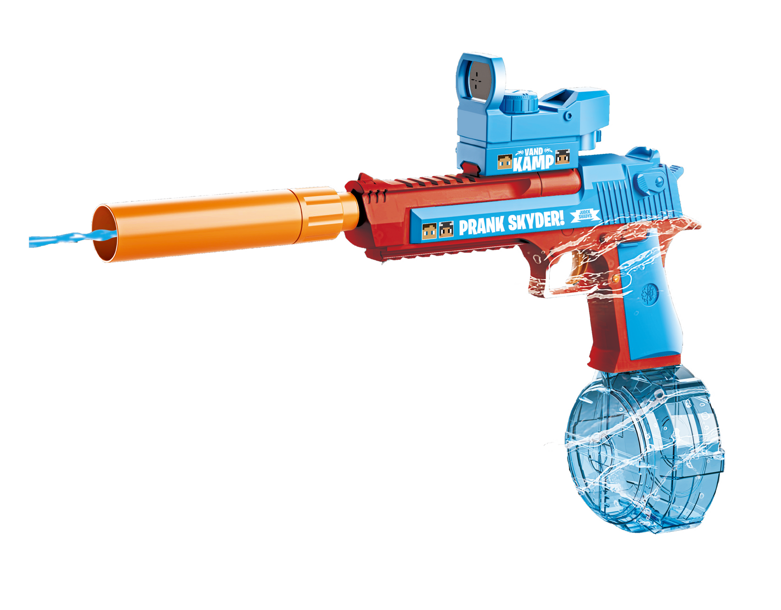 Judex X Shadys - Deagle Vandpistol - Elektrisk Legetøjsvåben - Geekd.dk
