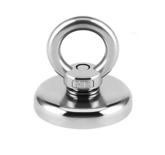 Fiskemagnet ø48, N52 Rustfri