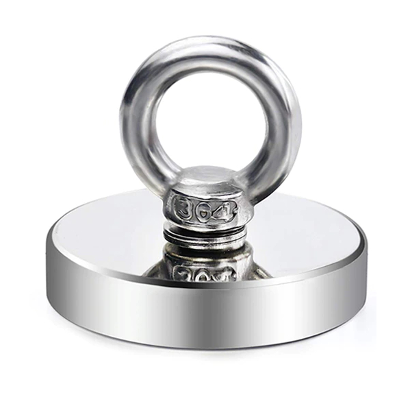 Fiskemagnet ø75, N52 Rustfri