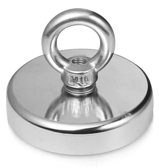 Fiskemagnet ø90, N52 Rustfri