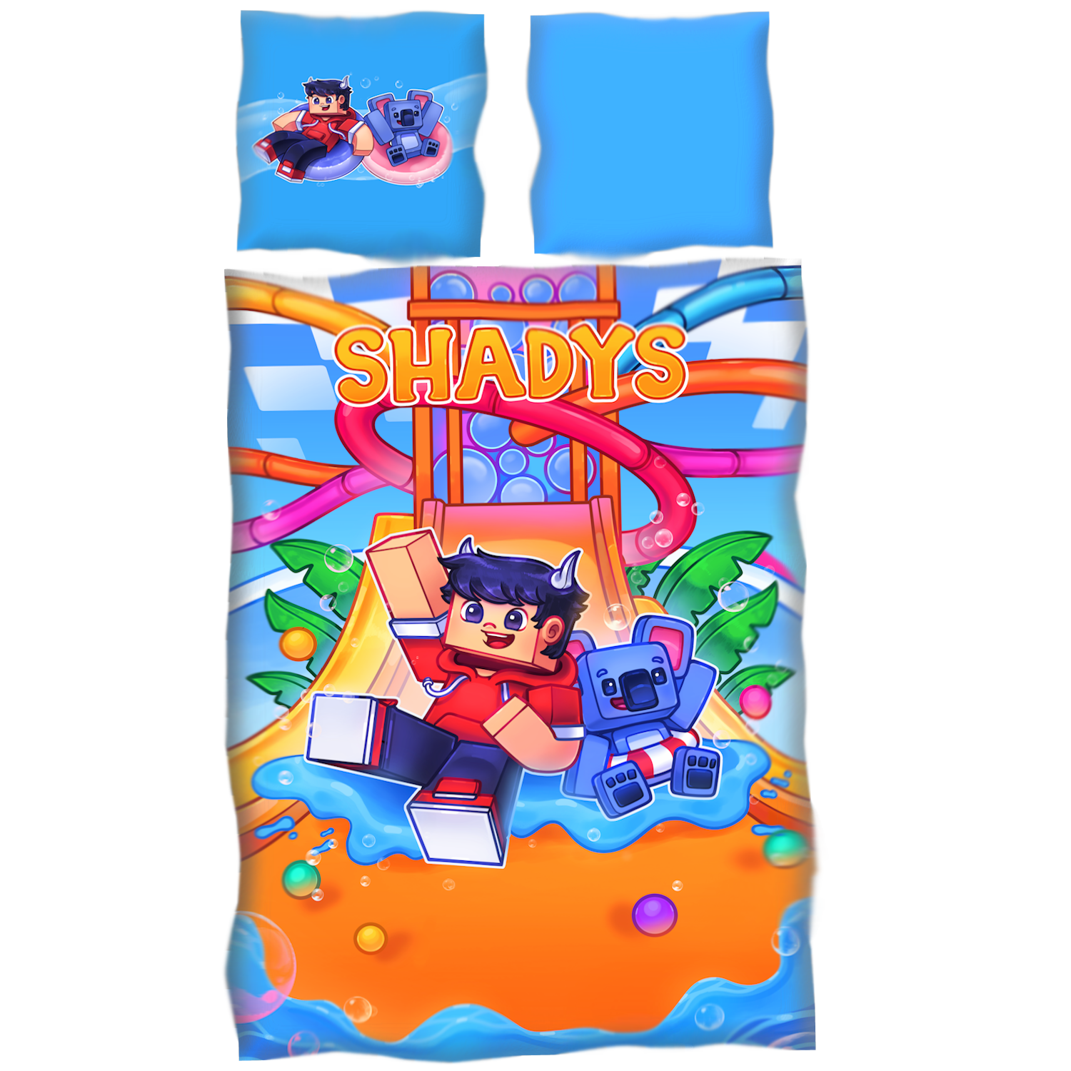 Shadys Vandland Sengetøj - 140 X 200 Cm - Geekd.dk