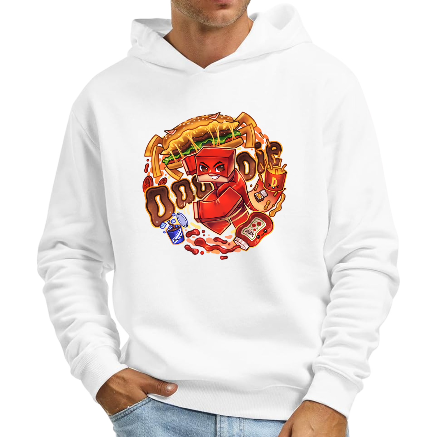 Doodie Madkamp Hoodie - Geekd.dk