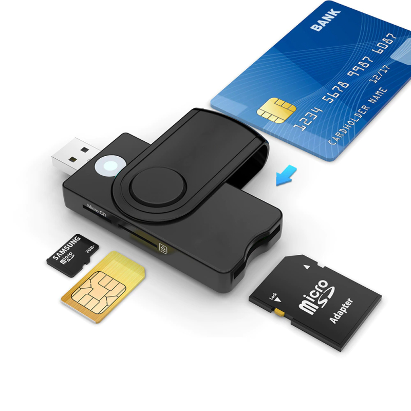 Smartcard Og Sim-kort Læser