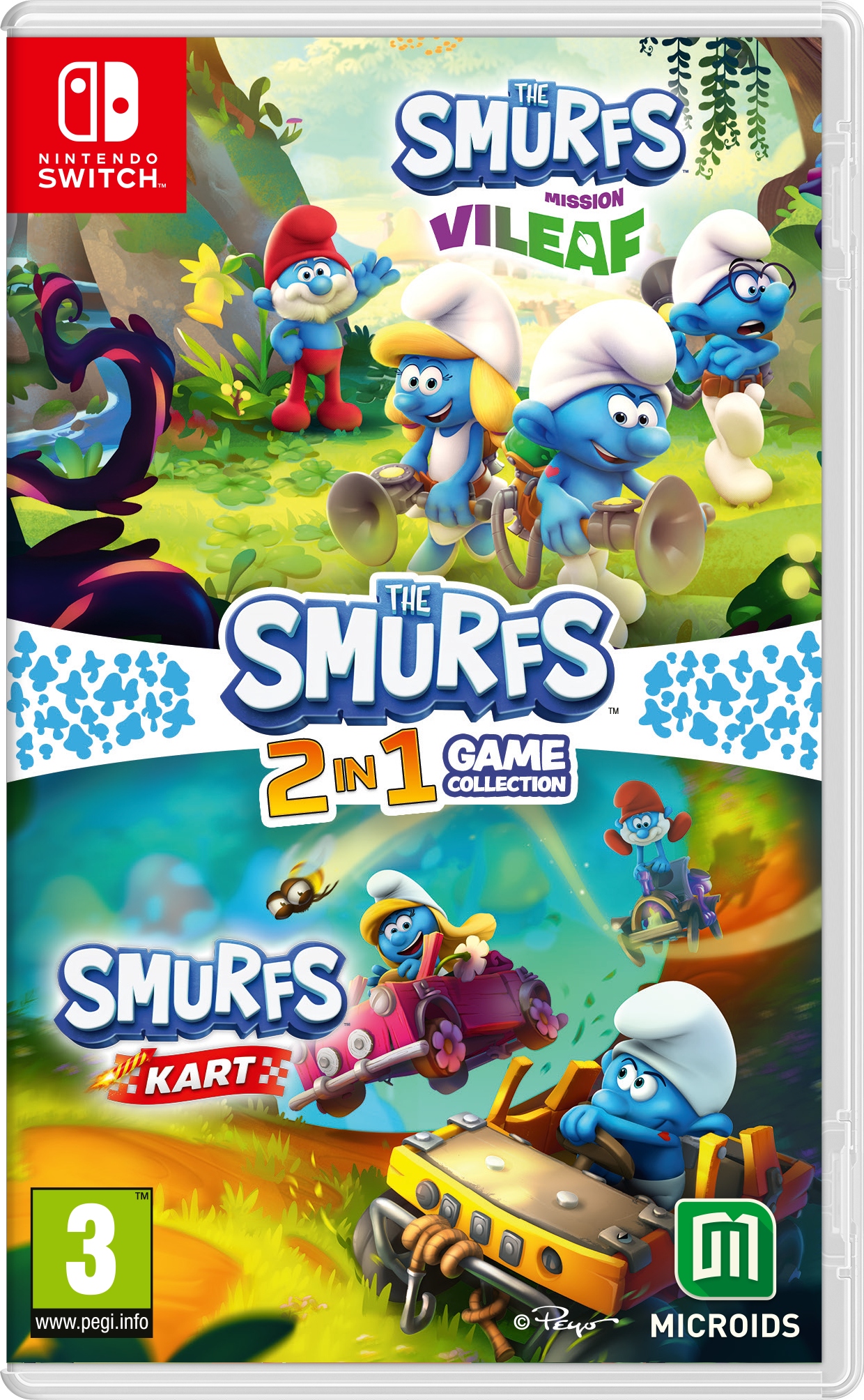 Smurfs 2 In 1 Game Collection - Nintendo Switch Nintendo Switch Spil - Geekd.dk