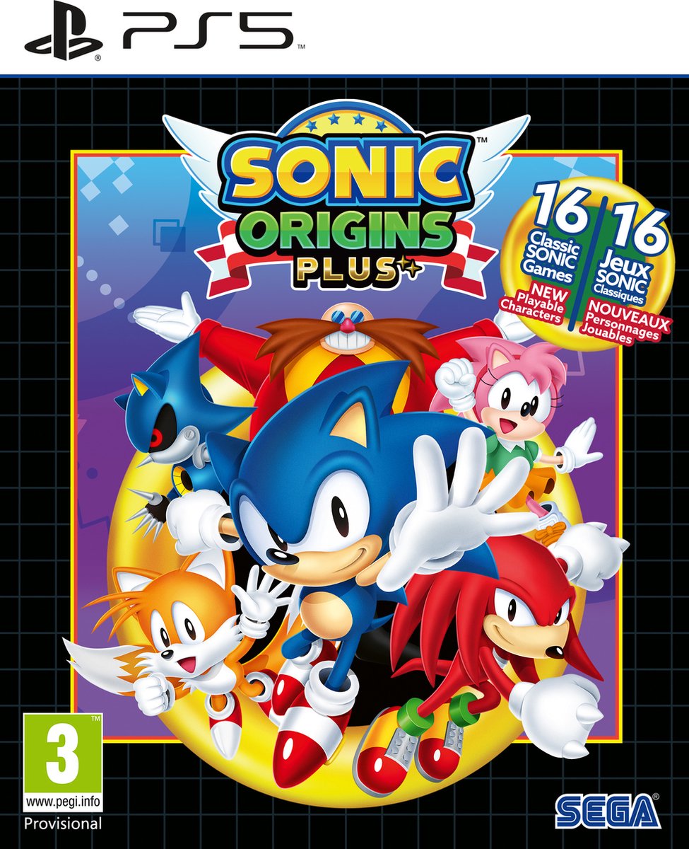 Sonic Origins Plus - Playstation 5 Ps5 Spil - Geekd.dk