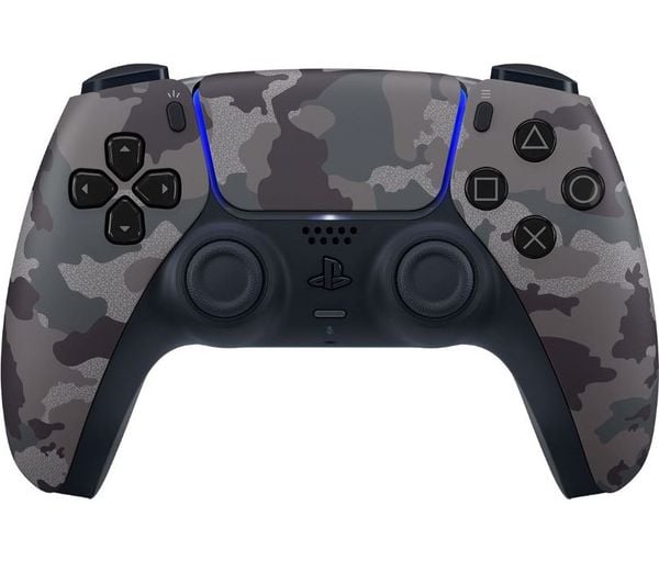 Sony Playstation 5 Dualsense Konsol Grå Kamoflage Controller - Geekd.dk