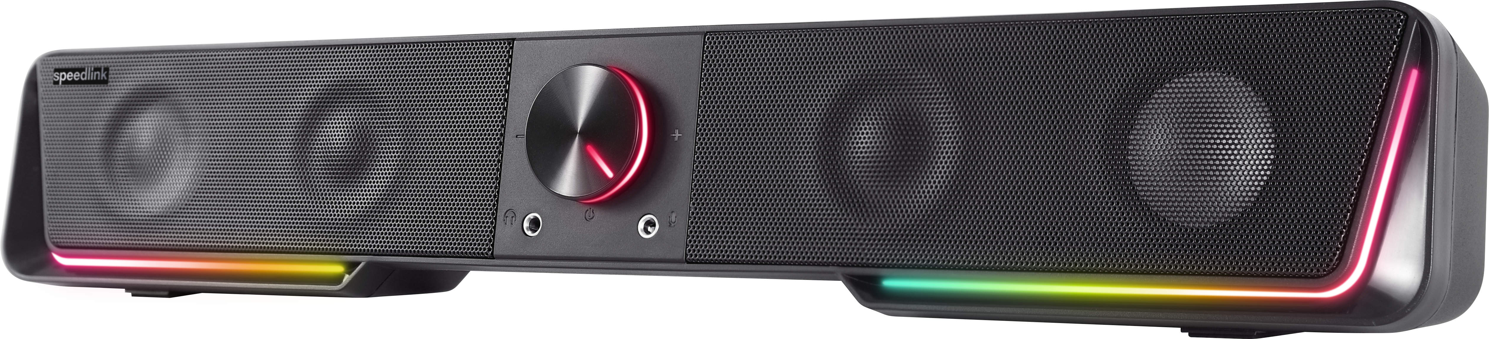 Speedlink - Gravity Rgb Stereo Soundbar, Black Højttaler - Geekd.dk