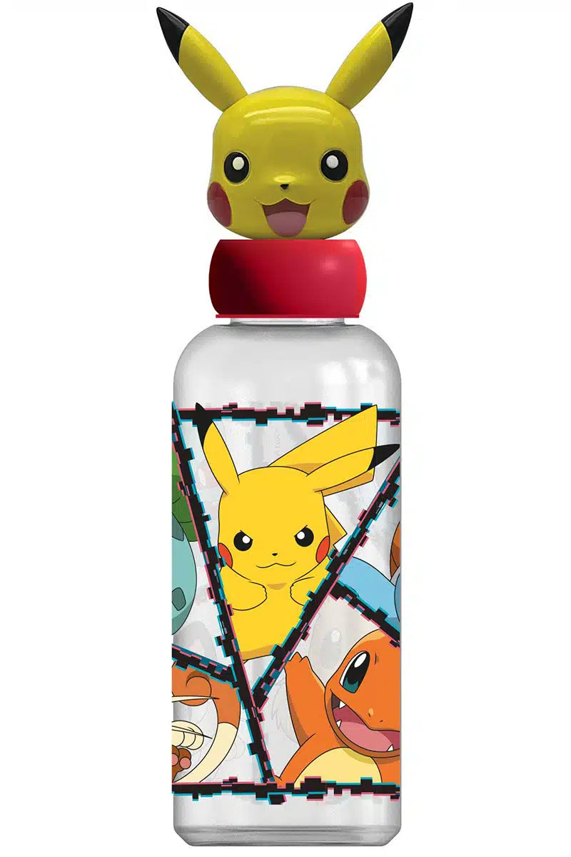 Stor - Water Bottle W/3d Figurine 560 Ml - Pokemon Merchandise - Geekd.dk