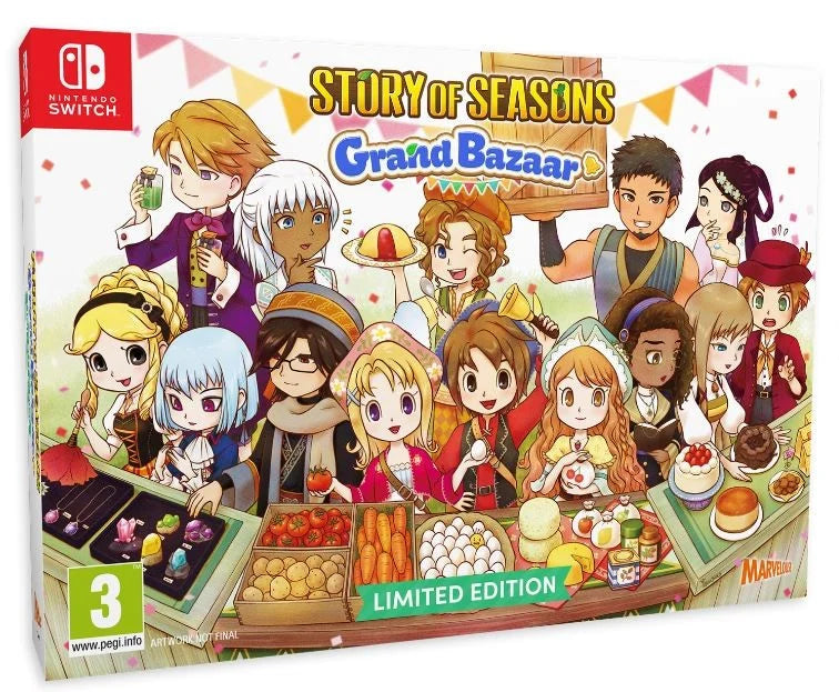 Story Of Seasons: Grand Bazaar (limited Edition) Nintendo Switch Spil - Geekd.dk