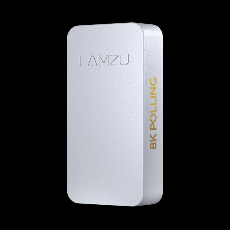 Lamzu Paro - 8k Dongle, Omron Optical - White Mus Tilbehør - Geekd.dk
