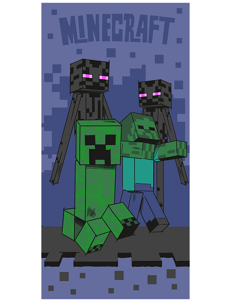 Minecraft Monsters  -  Håndklæde - Geekd.dk