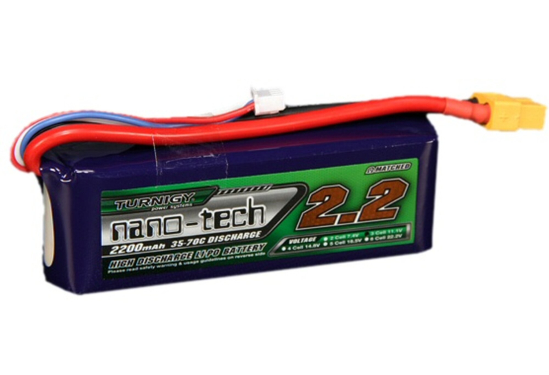 Turnigy Nano-tech 2200mah 3s 35~70c
