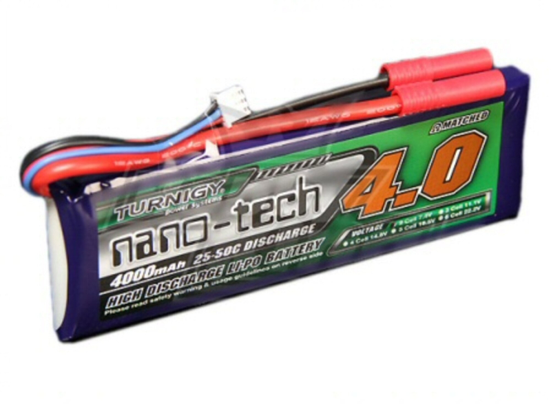 Turnigy Nano-tech 4000mah 2s 25~50c