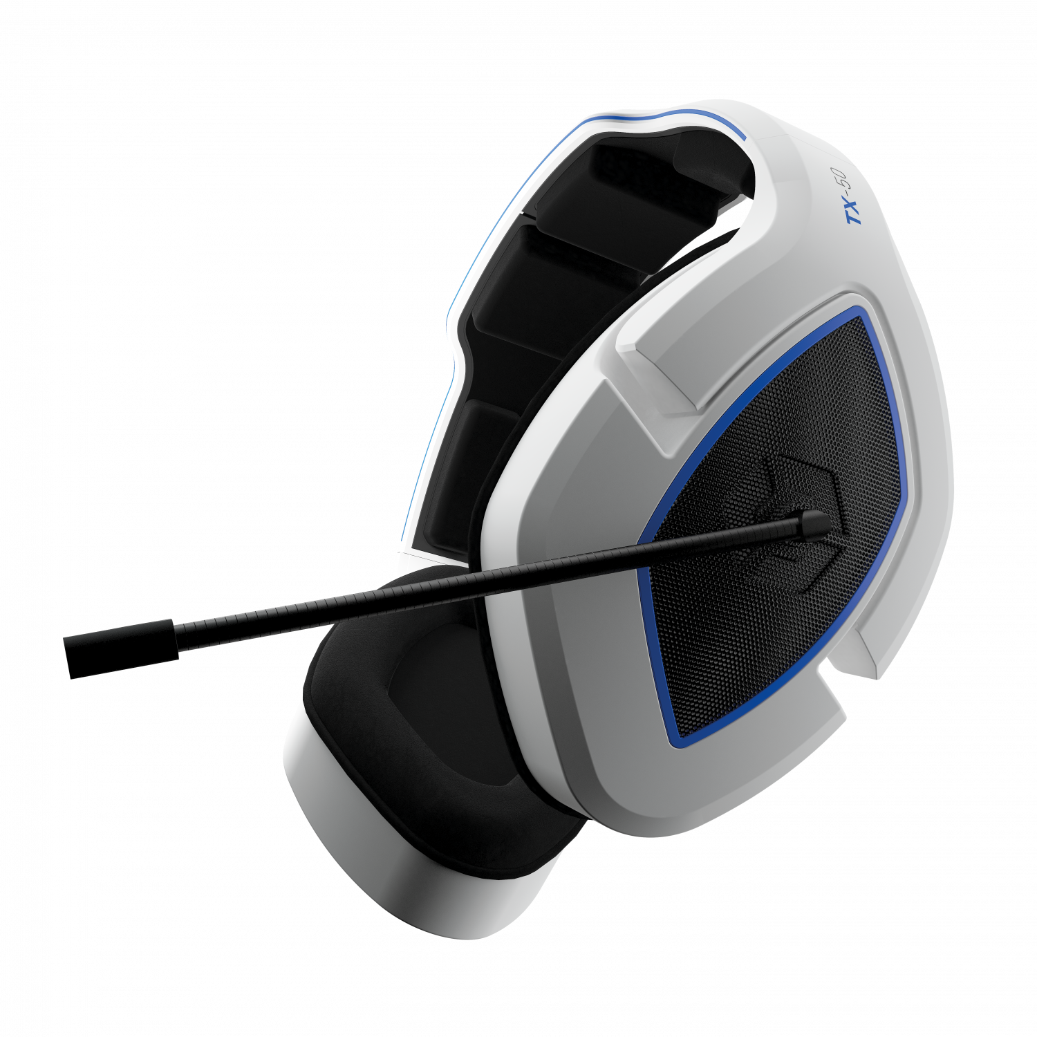 Tx-50 Rf Stereo Gaming Headset (white/blue) (uni) - Geekd.dk