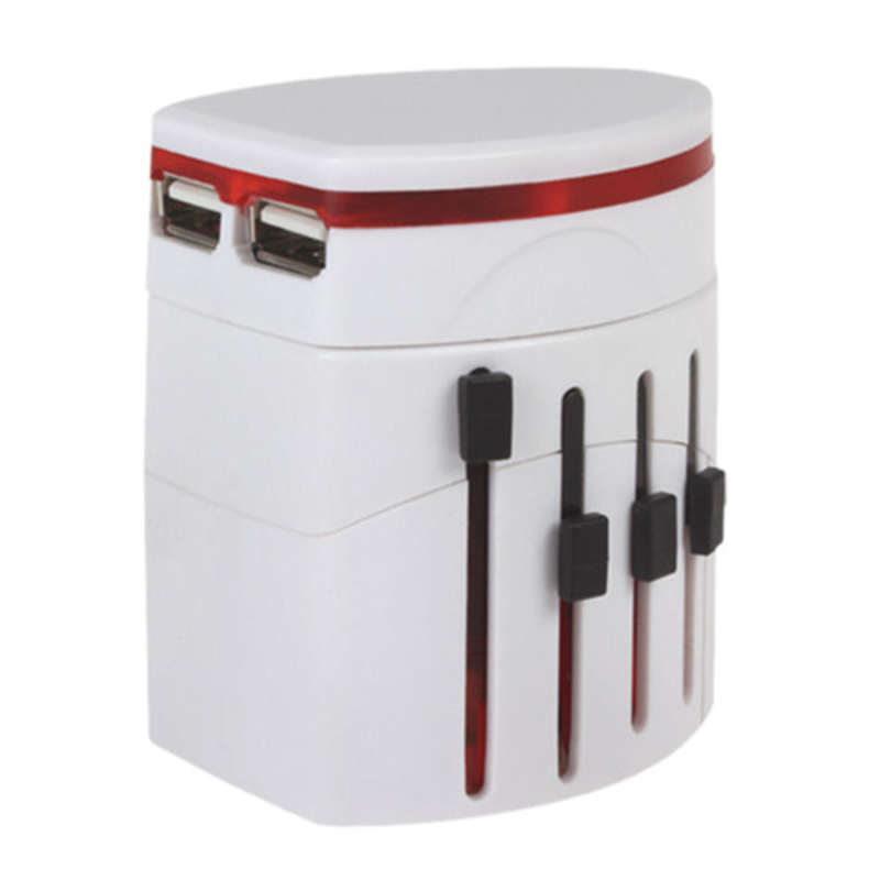 Universal Rejseadapter M. 2xusb