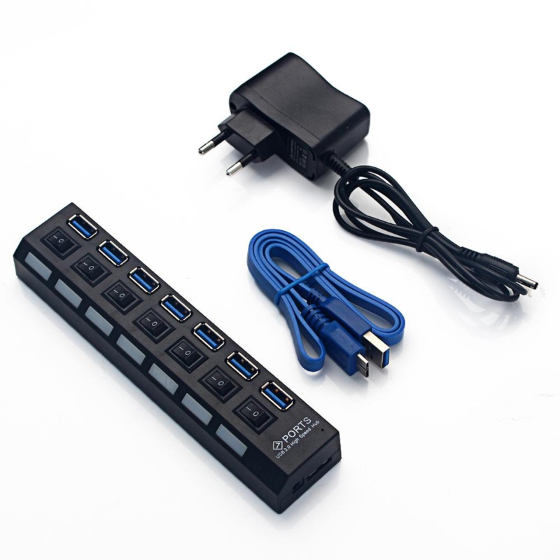 Usb 3.0 Hub, 7 Porte