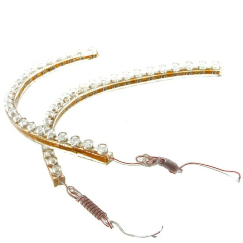Vandtæt 48cm 48led Strip - Blå