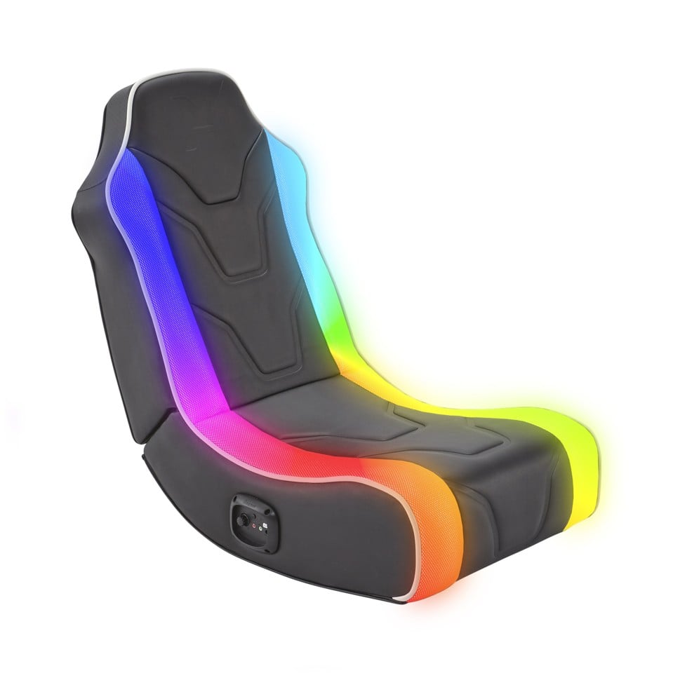 Xrocker Chimera Rgb 2.0 Floor Rocker - Black Rgb Stol - Geekd.dk
