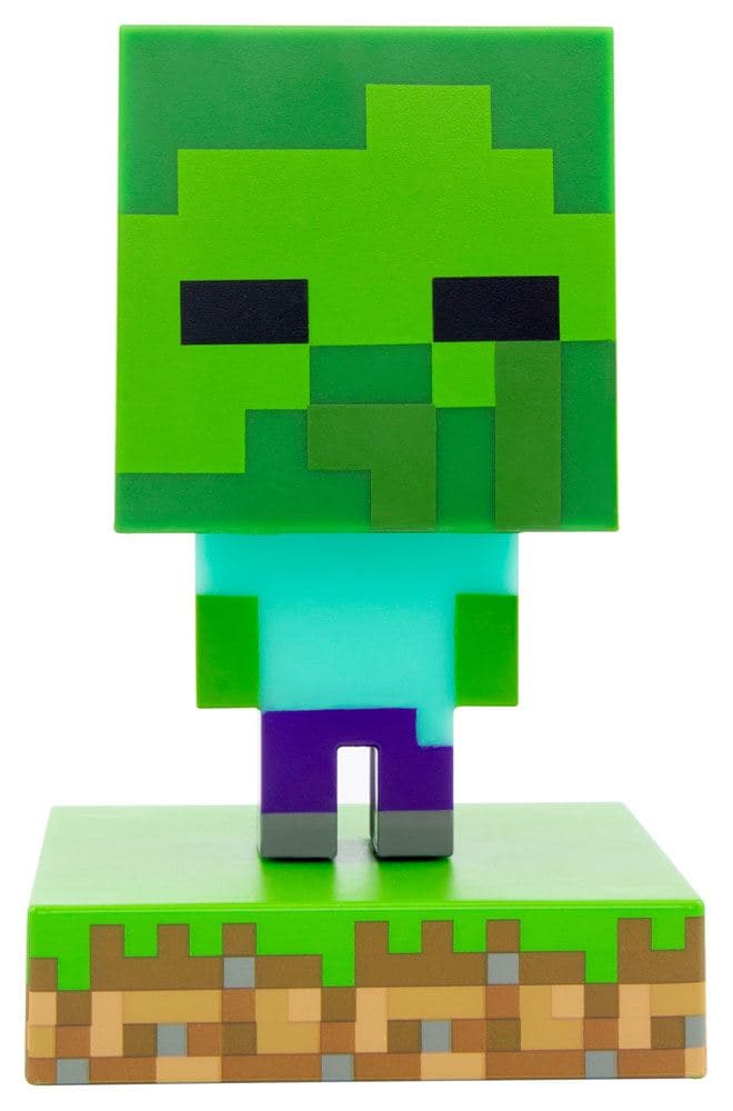 Minecraft 3d Icon Light Zombie Lampe - Geekd.dk