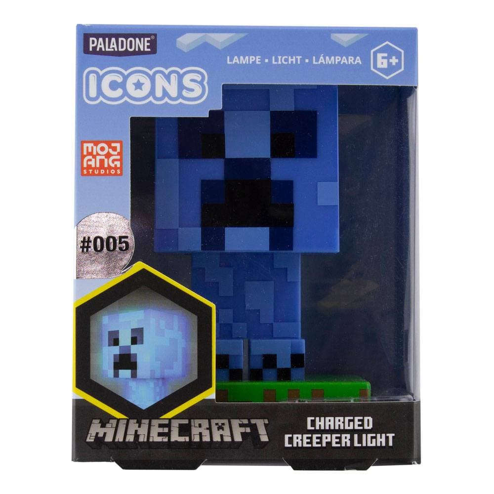 Minecraft Icon Light Charged Creeper Lampe - Geekd.dk