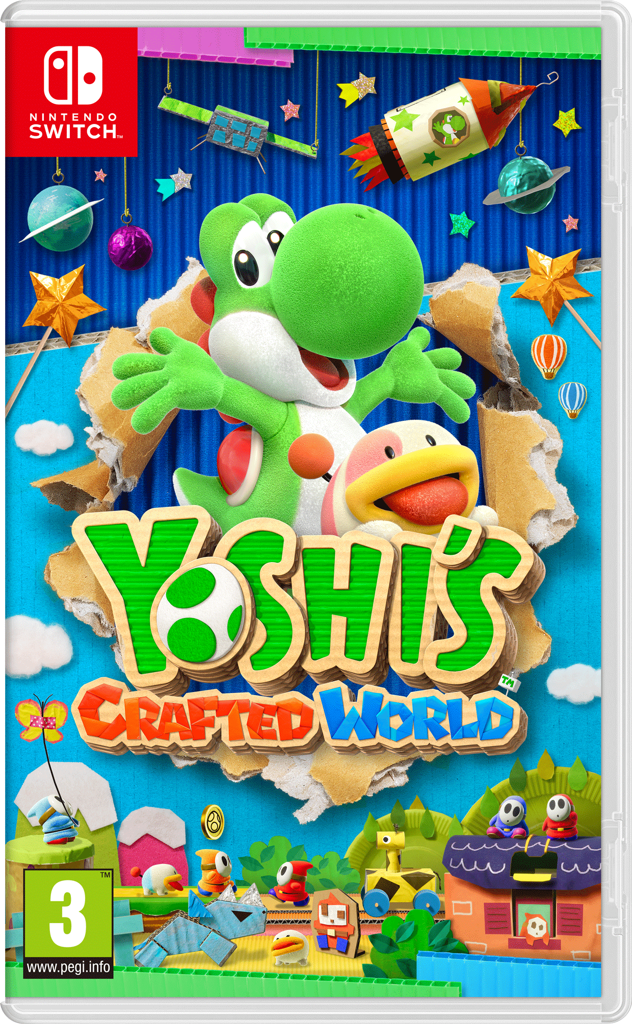 Yoshiâs Crafted World Nintendo Switch Spil - Geekd.dk