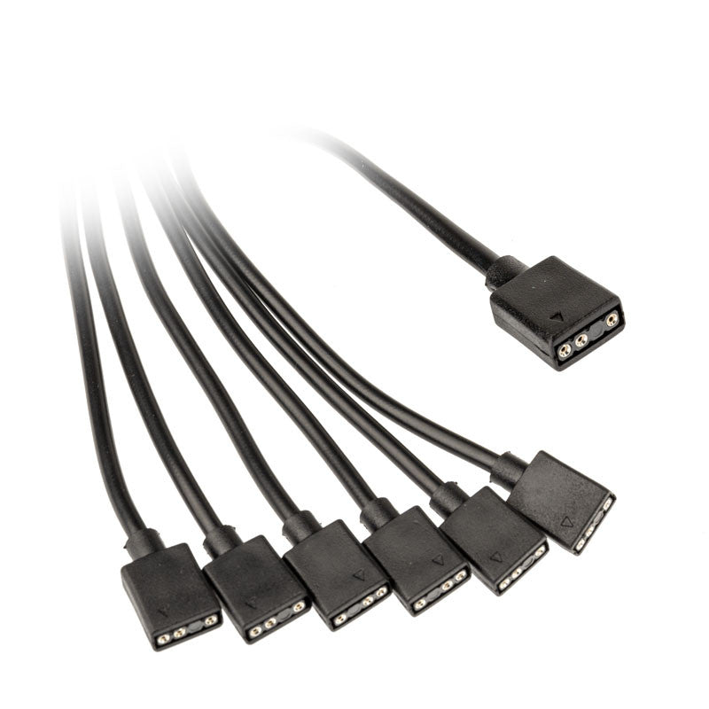 Kolink Argb 1-6 Splitter Cable - 30cm Kabinet Tilbehør - Geekd.dk