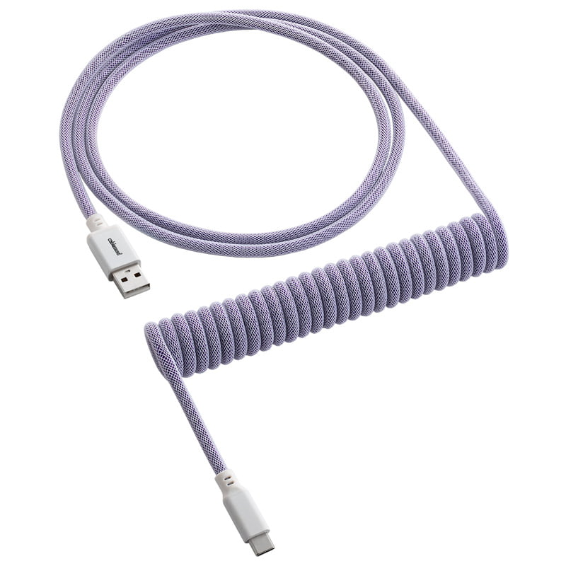 Cablemod Classic Coiled Keyboard Cable Usb-c To Usb Type A, Rum Raisin Usb Kabler - Geekd.dk