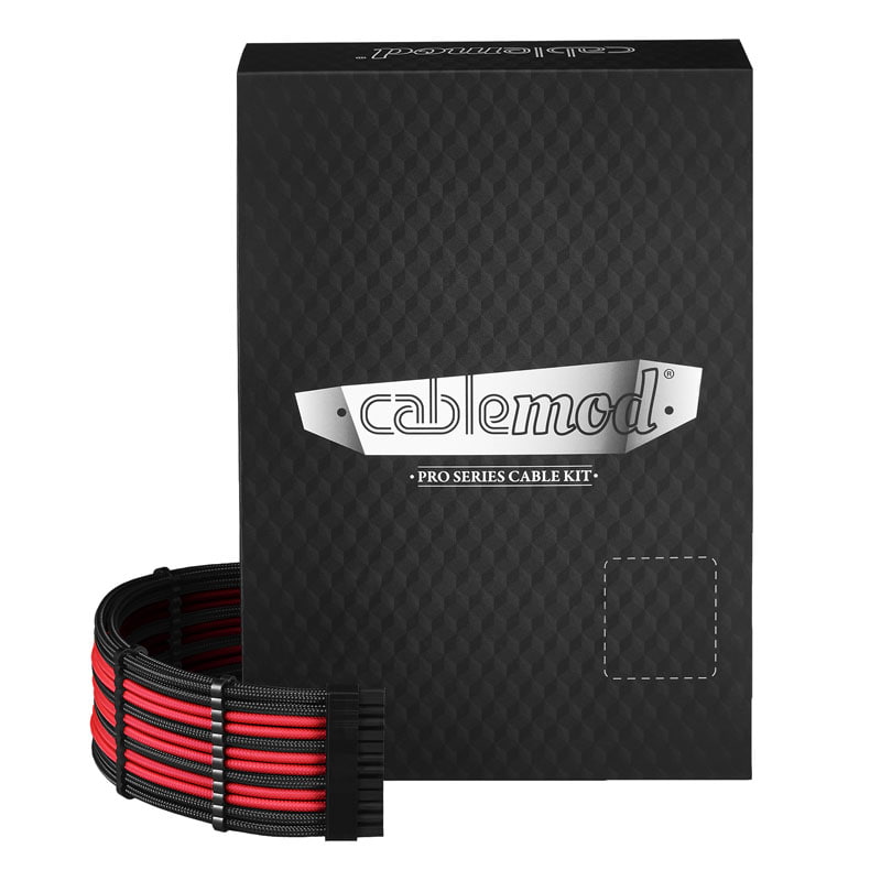 Cablemod Pro Modmesh C-series Rmi Rmx Cable Kit - Black/red Kabelforlænger - Geekd.dk