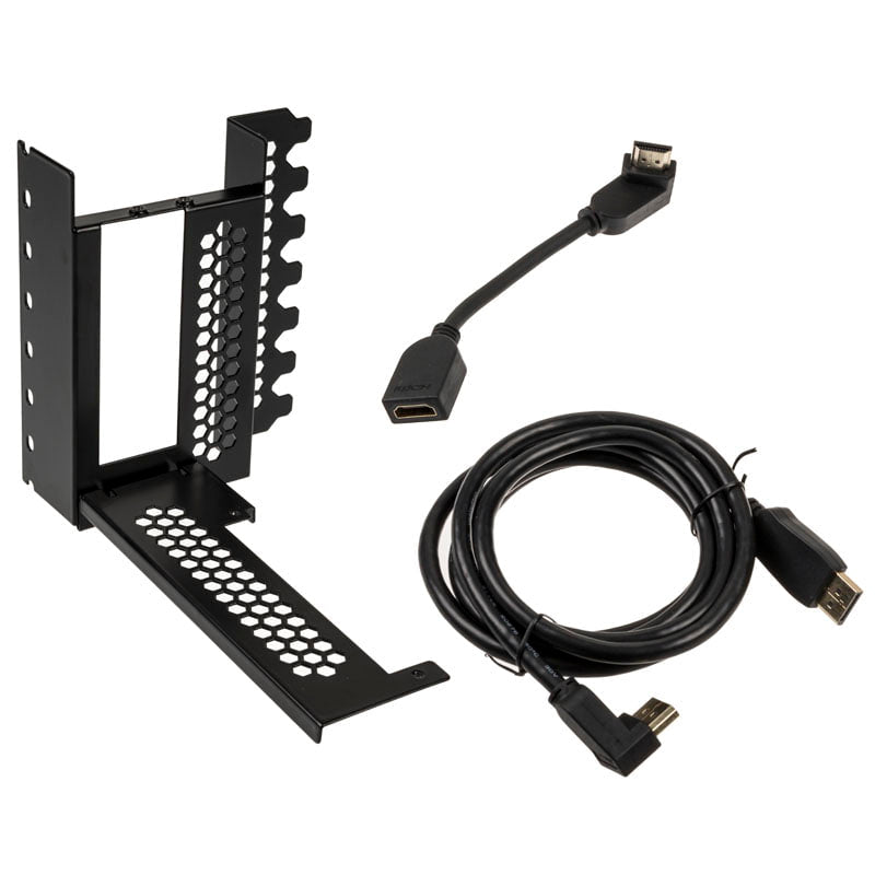 Cablemod Vertical Pci-e Bracket - Hdmi + Displayport - Black Kabinet Tilbehør - Geekd.dk