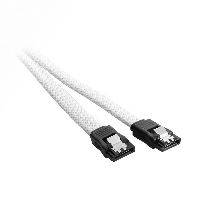 Cablemod Modmesh Sata 3 Cable 30cm - White Sata Kabel - Geekd.dk