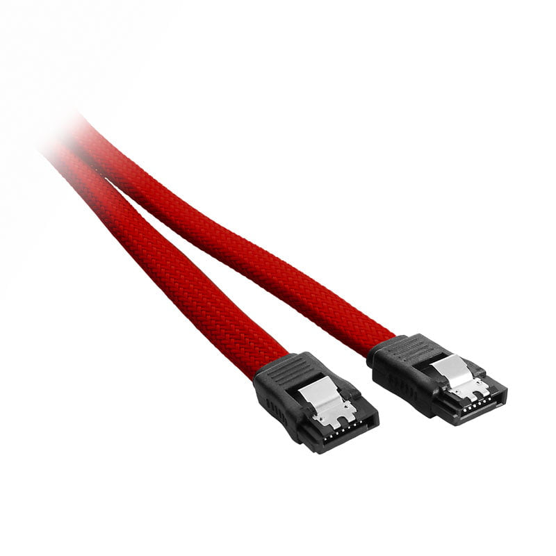 Cablemod Modmesh Sata 3 Cable 60cm - Red Sata Kabel - Geekd.dk