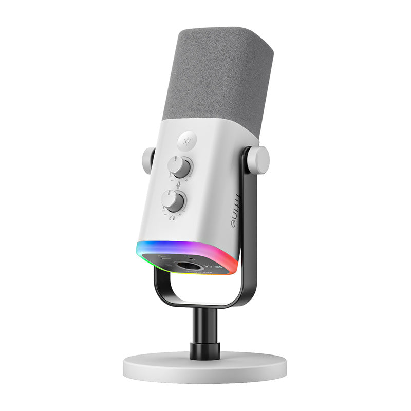 Fifine Am8w Dynamisk Usb/xlr Mikrofon - Hvid Gaming/microphones - Geekd.dk