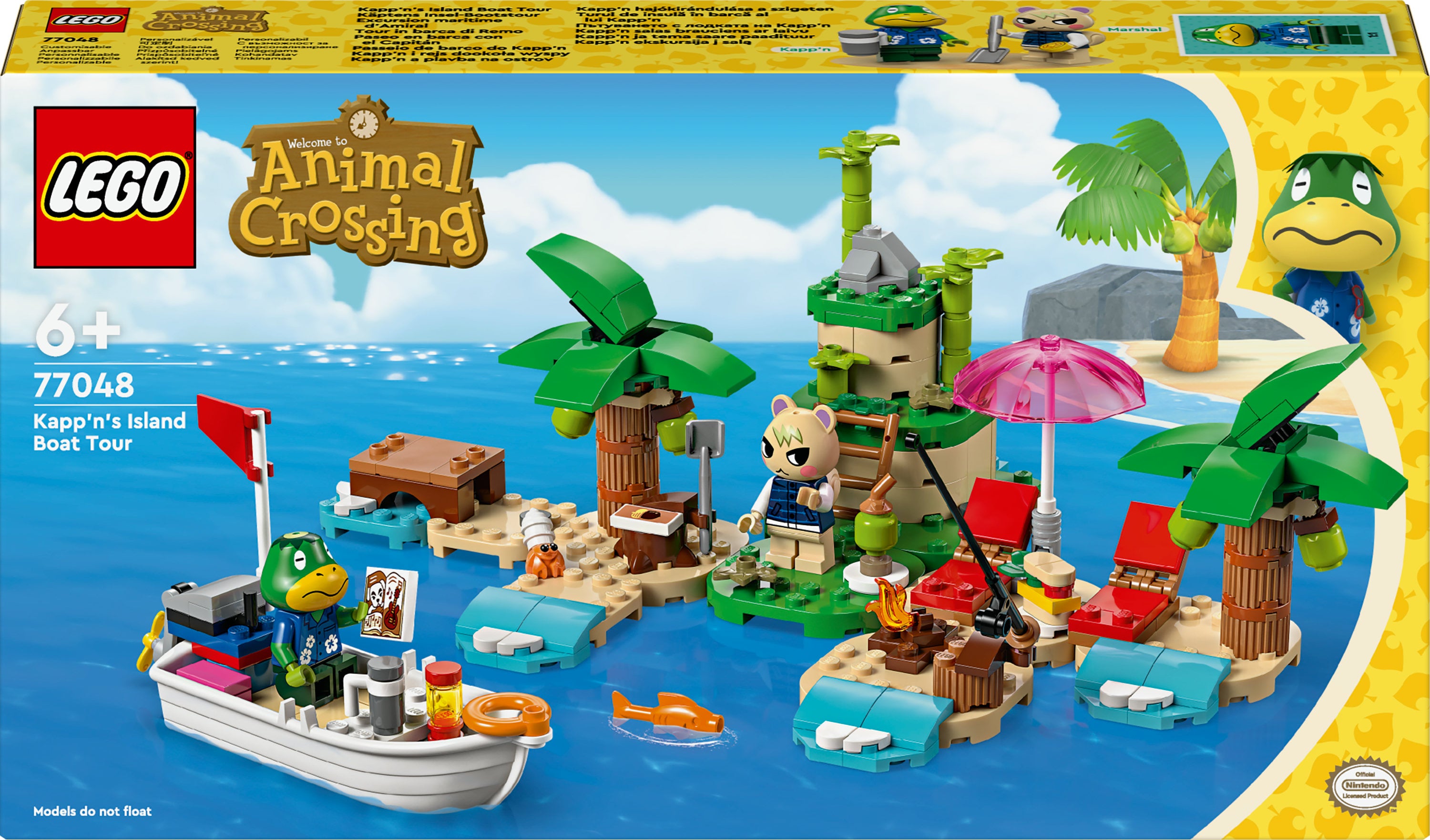 Lego Animal Crossing - Kapp'n's ø-bådtur(77048) - Geekd.dk