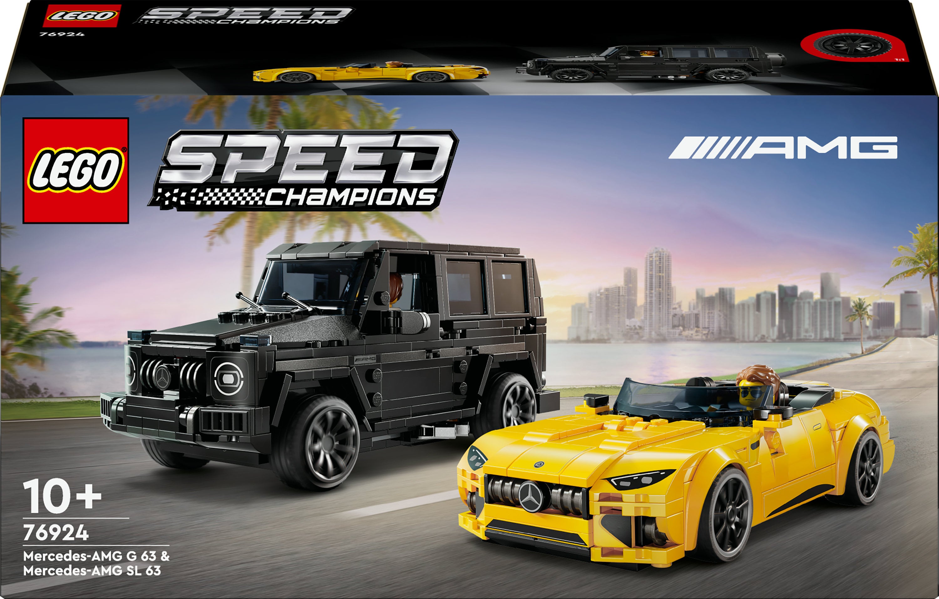 Lego Speed Champions - Mercedes-amg G 63 & Mercedes-amg Sl 63 (76924) - Geekd.dk