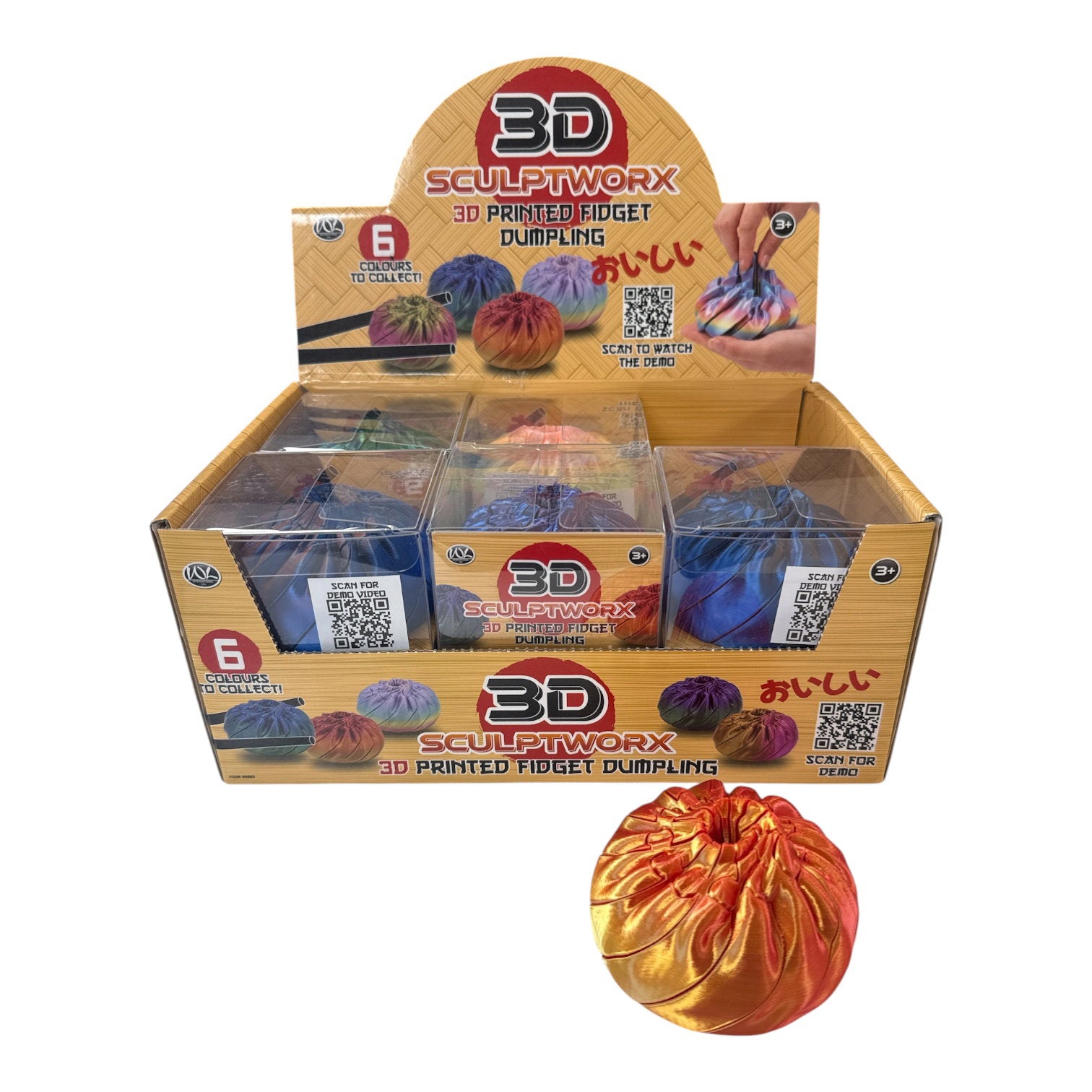 3d Fidget Dumpling Toys - Fidget Play - Geekd.dk